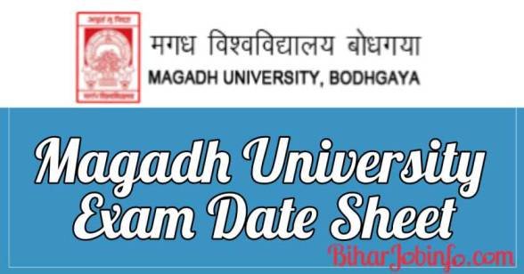 Magadh University Exam Date