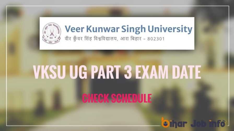 VKSU UG Part 3 Exam Date