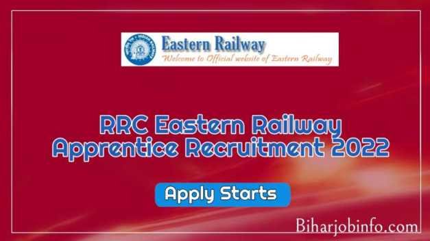 RRC Eastern Railway Apprentice Recruitment 2022