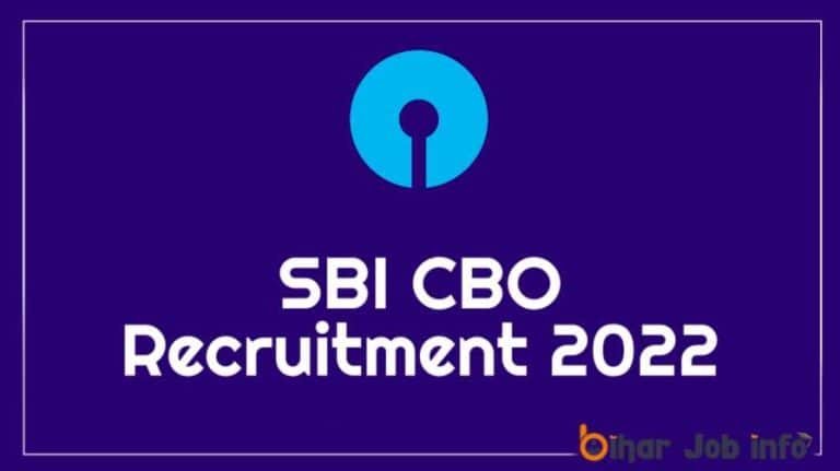 SBI CBO Recruitment 2022 Apply Start