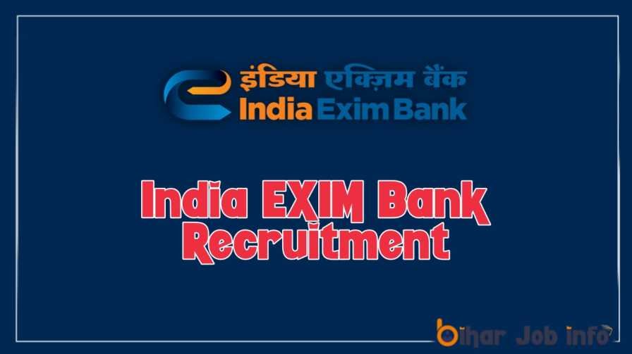 India EXIM Bank Recruitment