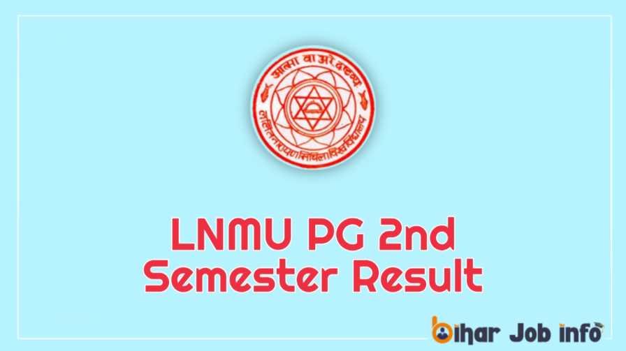 LNMU PG 2nd Semester Result 2023