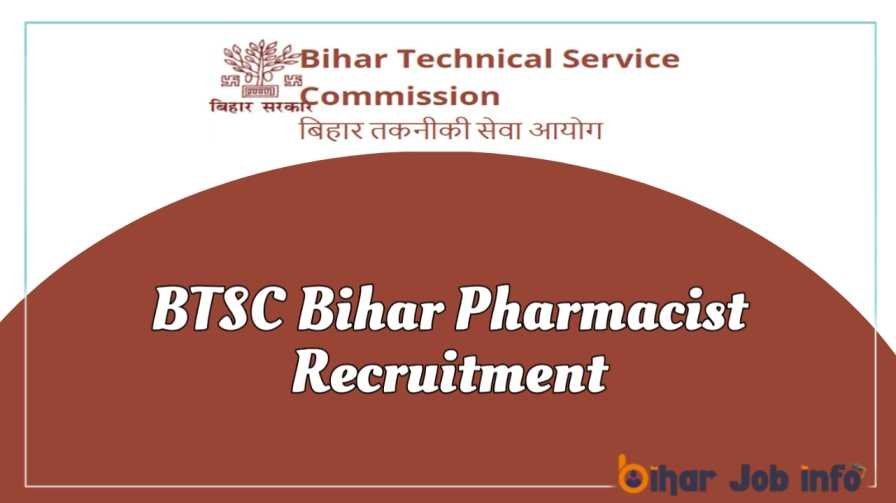 Bihar Pharmacist Recruitment