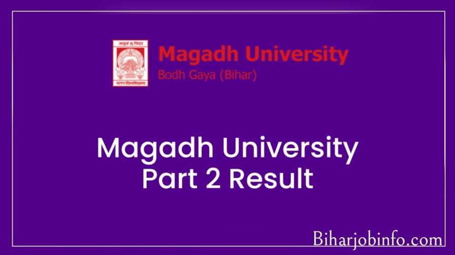 Magadh University Part 2 Result