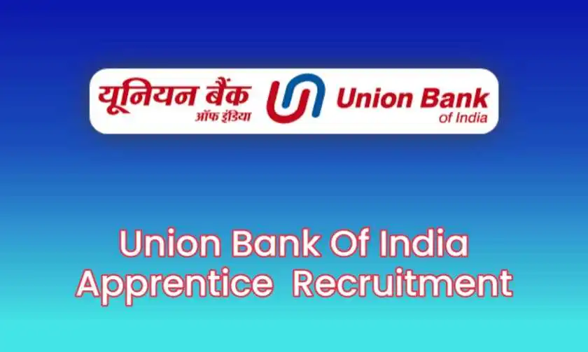 Union Bank of India Apprentices Recruitment