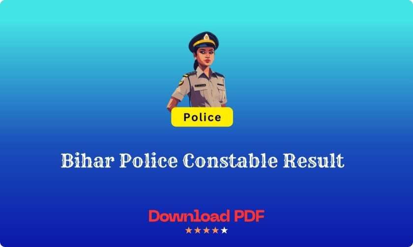 Bihar Police Constable Result 2024