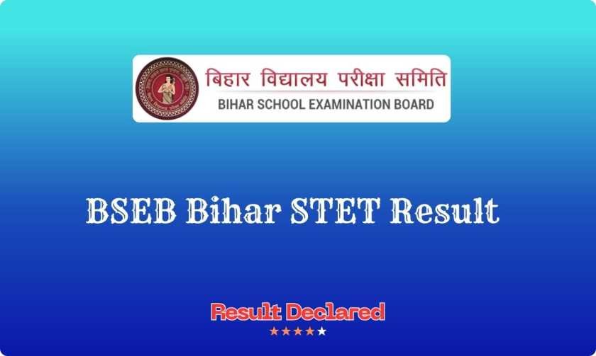 Bihar STET Result 2024