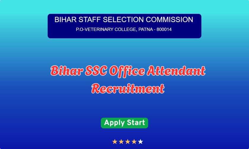 Bihar Karyalay Parichari Vacancy