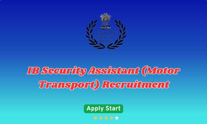 Intelligence Bureau vacancy