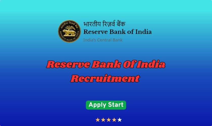 Reserve Bank of India Recruitment