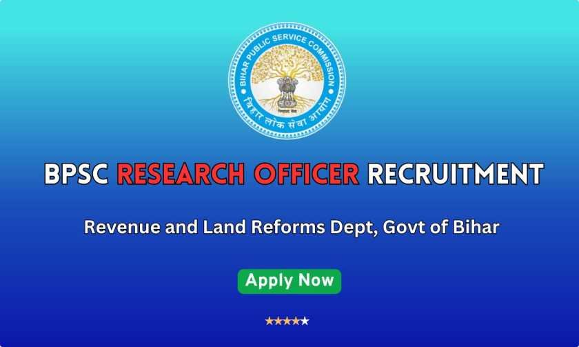 BPSC Research Officer Recruitment