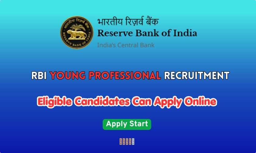 RBI Young Professional Recruitment